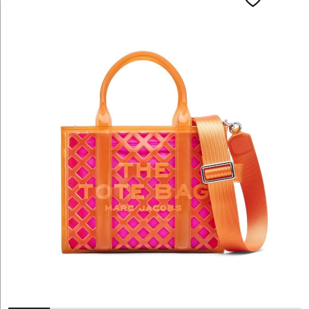 Marc Jacob’s jelly tote bag pink& orange
